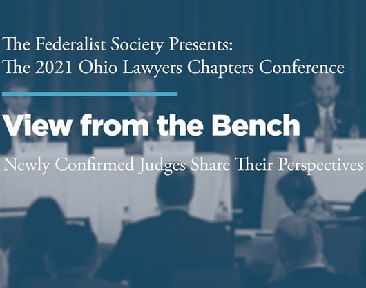 Click to play: View From The Bench: Newly Confirmed Judges Share Their Perspectives